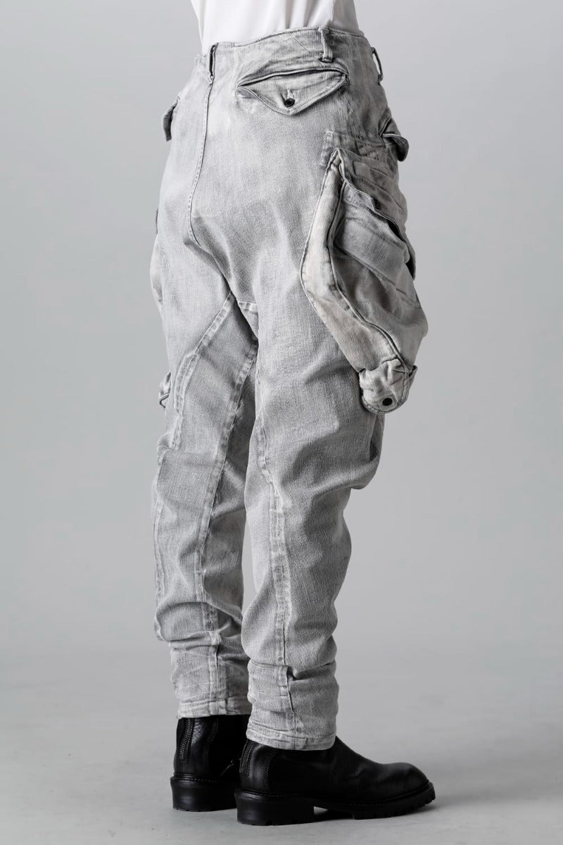 10.5oz Stretch Denim Gas Mask Cargo Pants