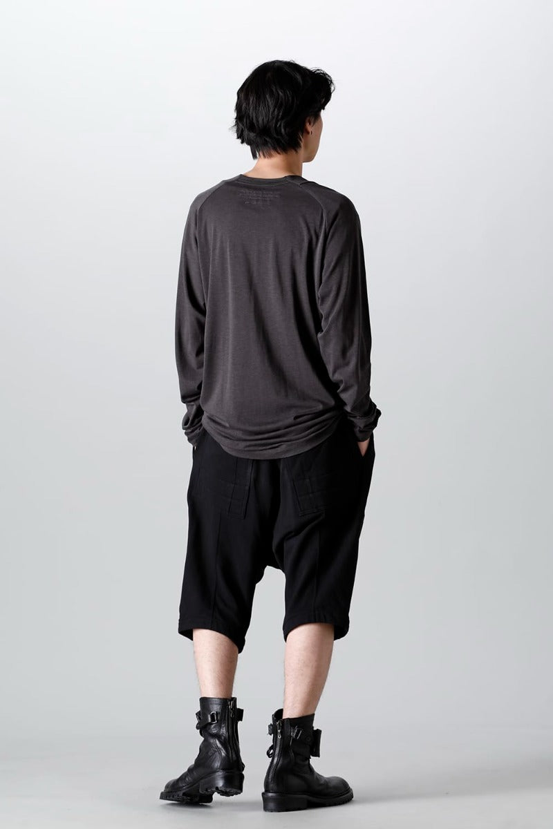 Cotton Sweat Seamed Short Pants