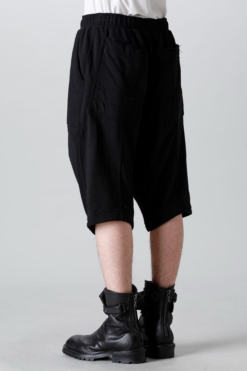 Cotton Sweat Seamed Short Pants