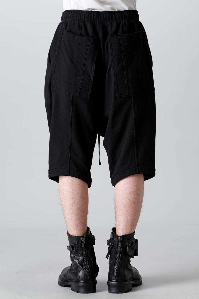 Cotton Sweat Seamed Short Pants