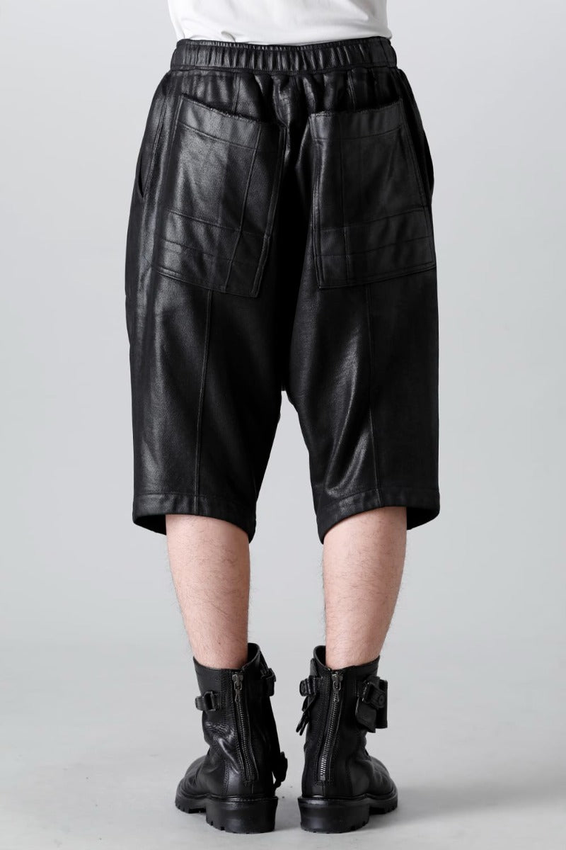 Cotton Sweat Coated Seamed Short Pants