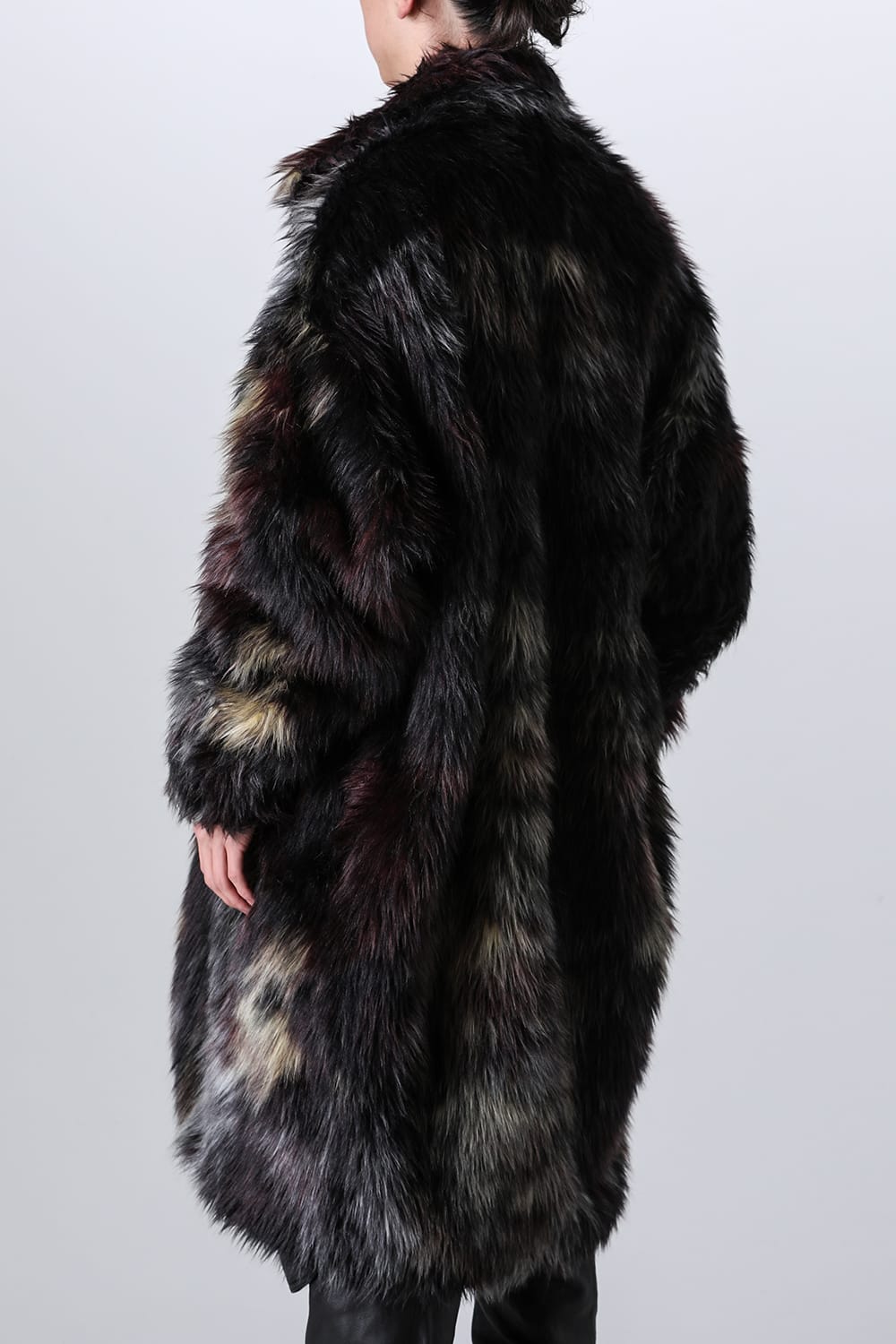 Modacrylic Jacquard Fur Coat