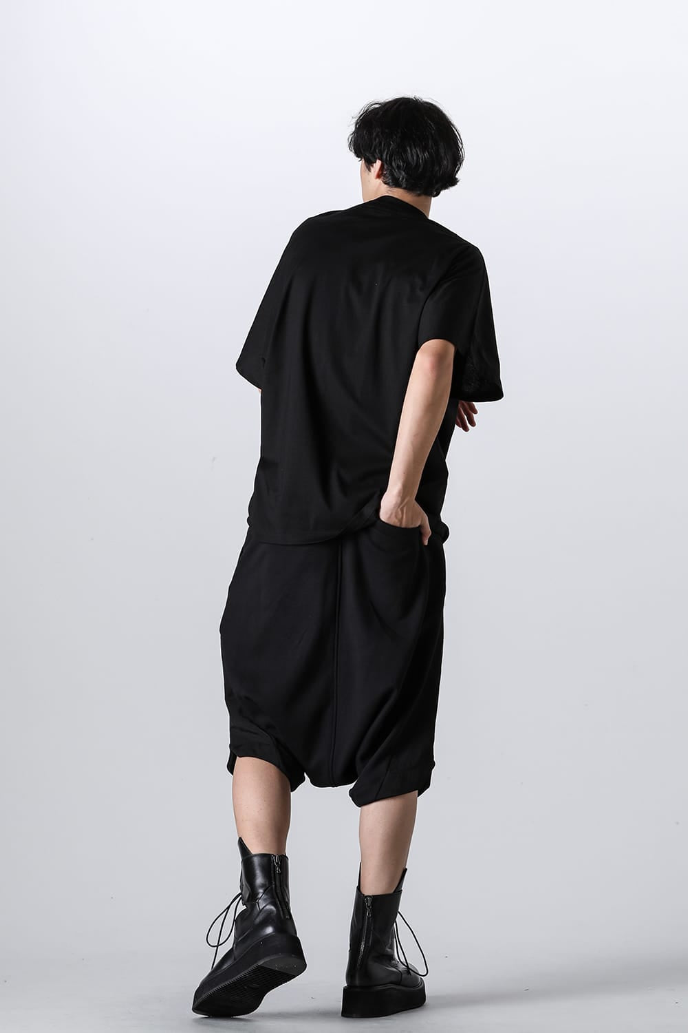 Cotton SZ Jersey Print T-Shirt Black