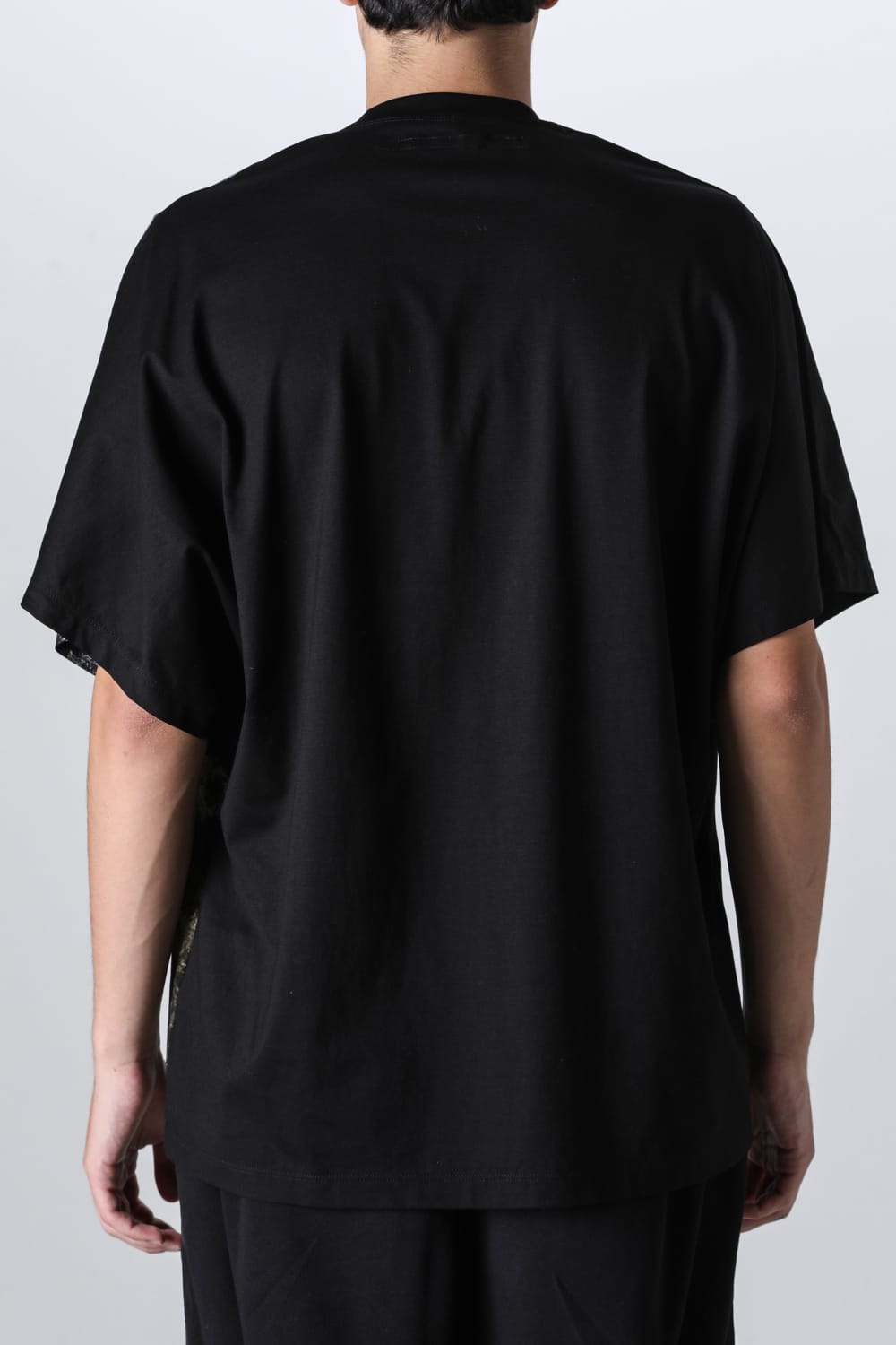 Cotton SZ Jersey Print T-Shirt Black