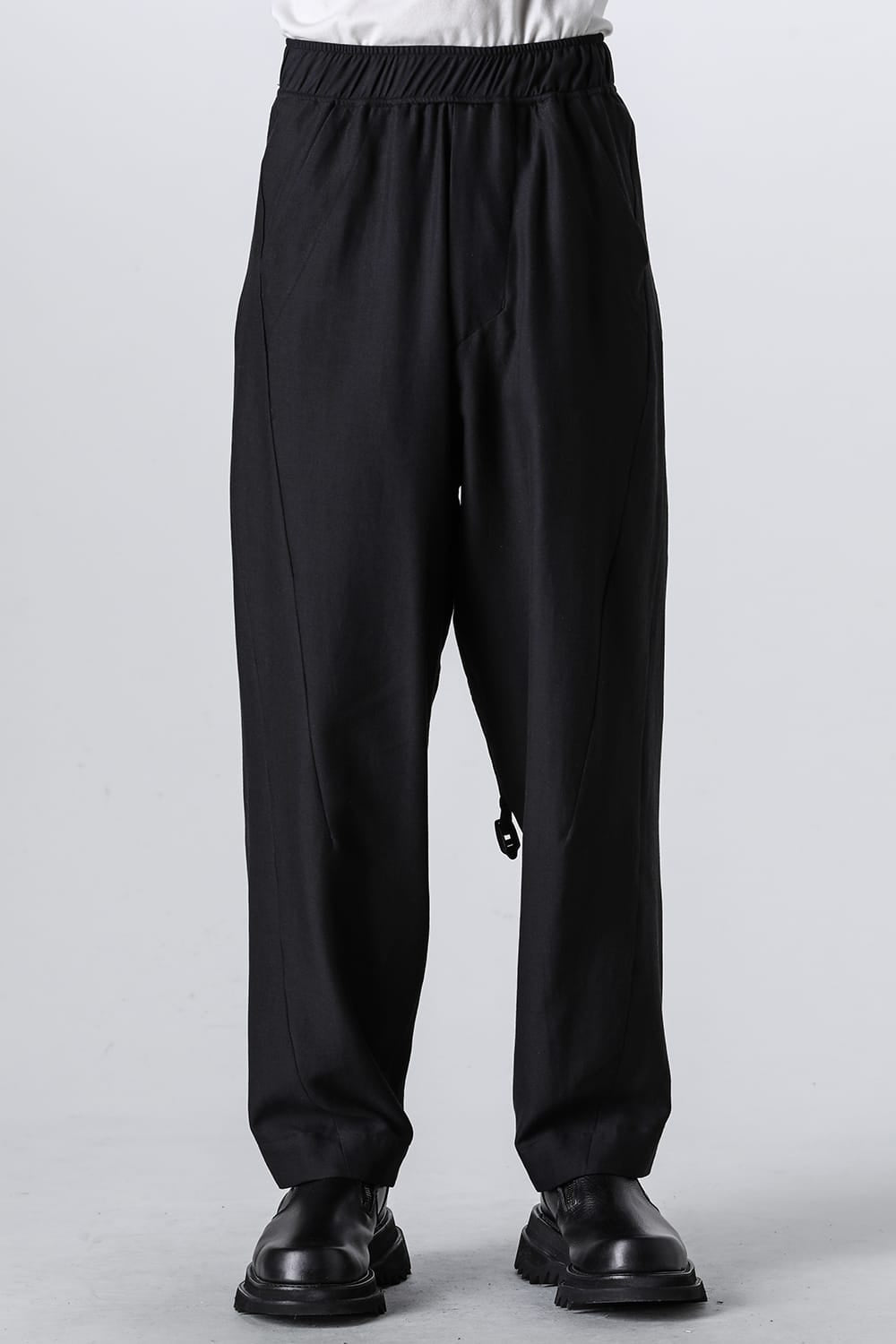 Rayon / Silk / Cotton Cloth Wide Easy Pants