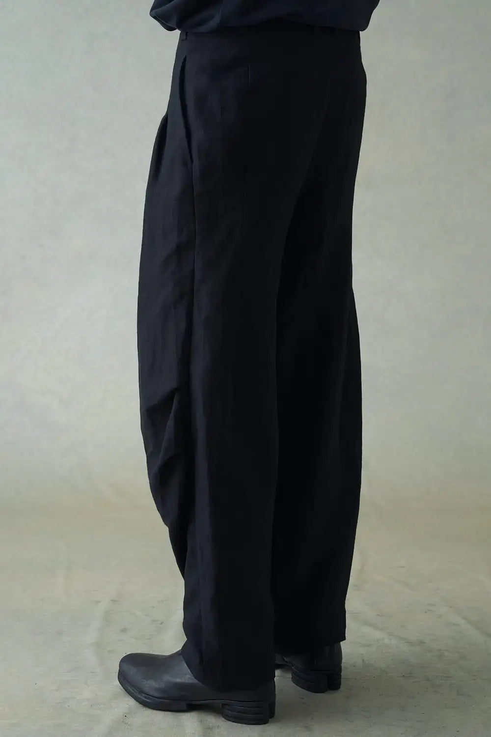 Baggy pants wool / linen