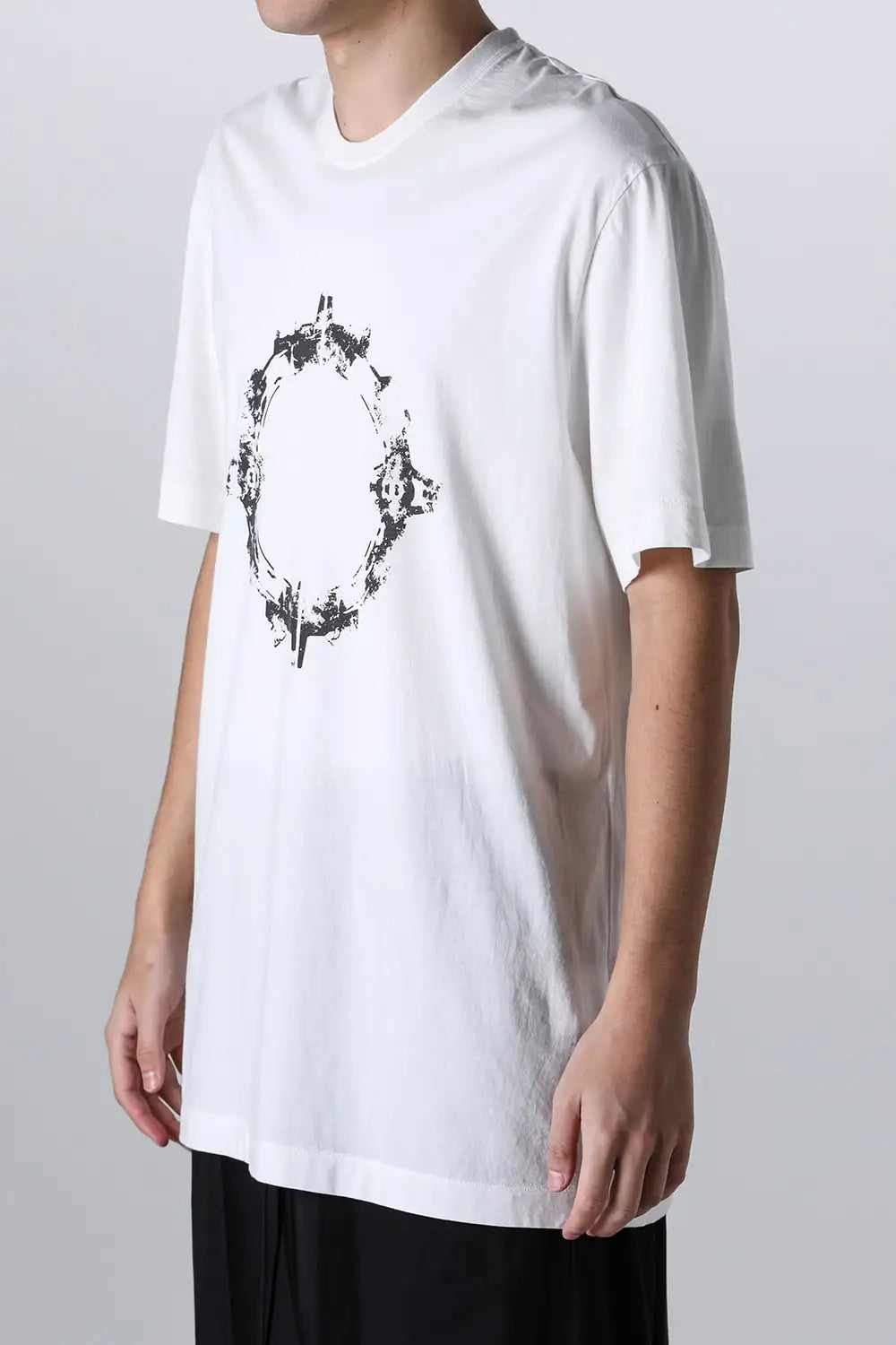 Cotton/Modal Jersey Regular T-shirt Off White