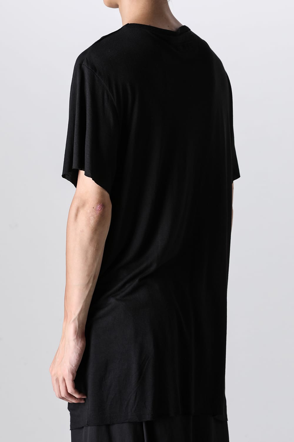 Rayon / Silk Jersey Drape Neck Cut & Sewn