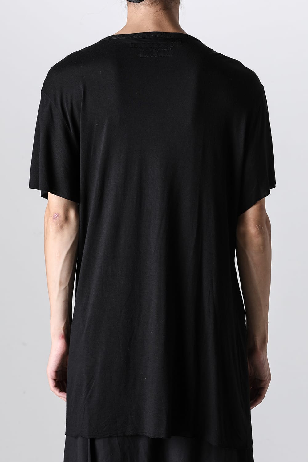 Rayon / Silk Jersey Drape Neck Cut & Sewn