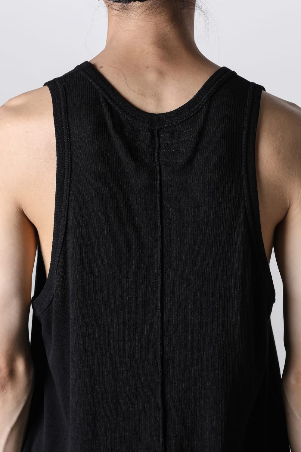 Cotton Rib Damage Tank Top