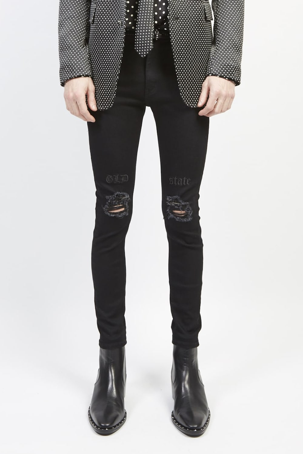 Glenson kip heel boots (studs)