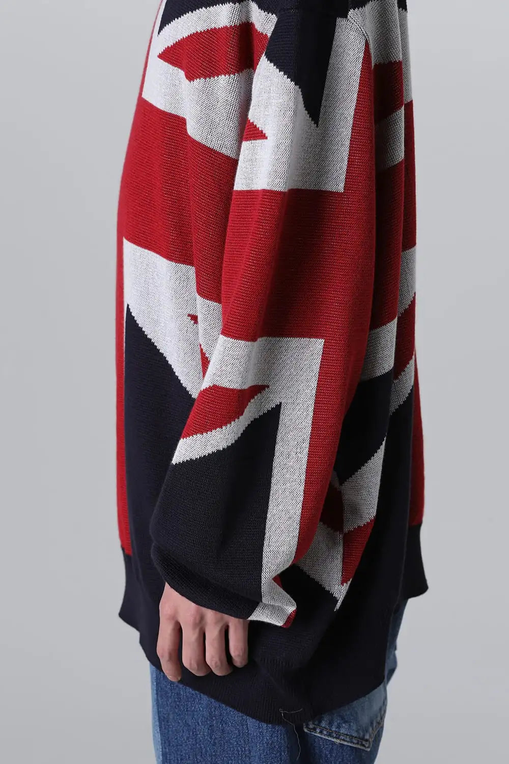 crew neck sweater.(union jack)