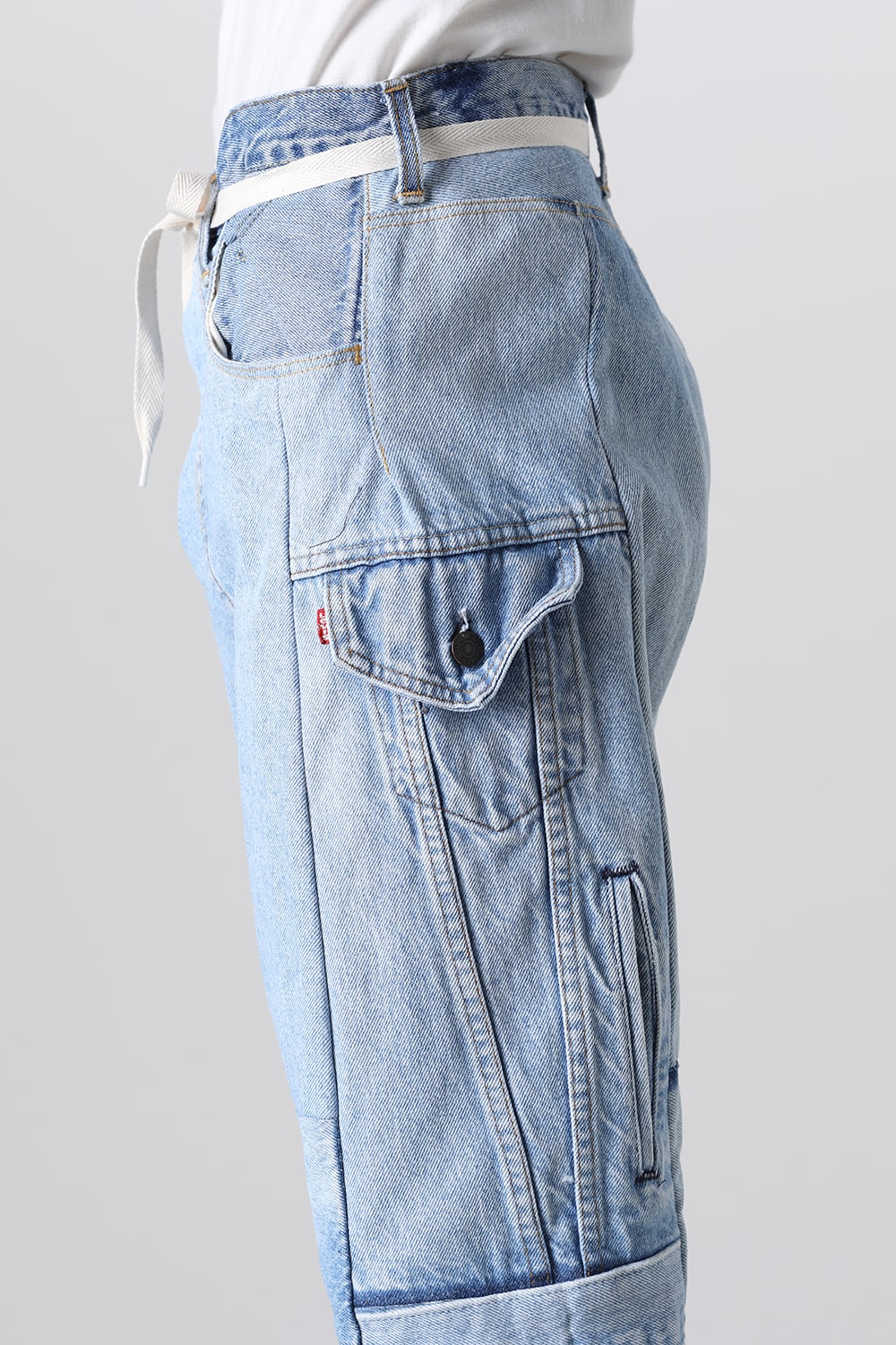 Denim Cargo Pants - M3