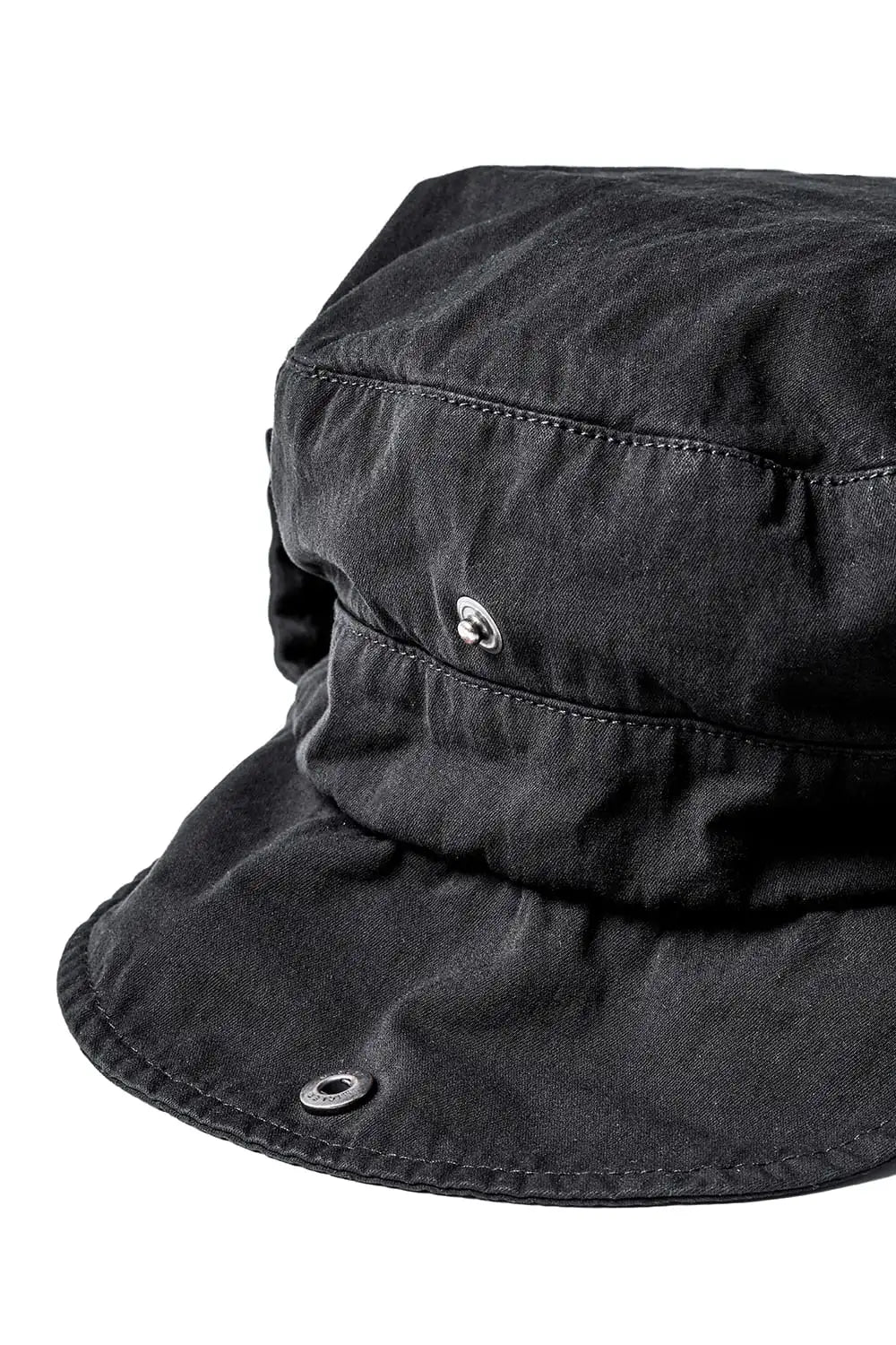Dry Cotton Overdye Cap  Black