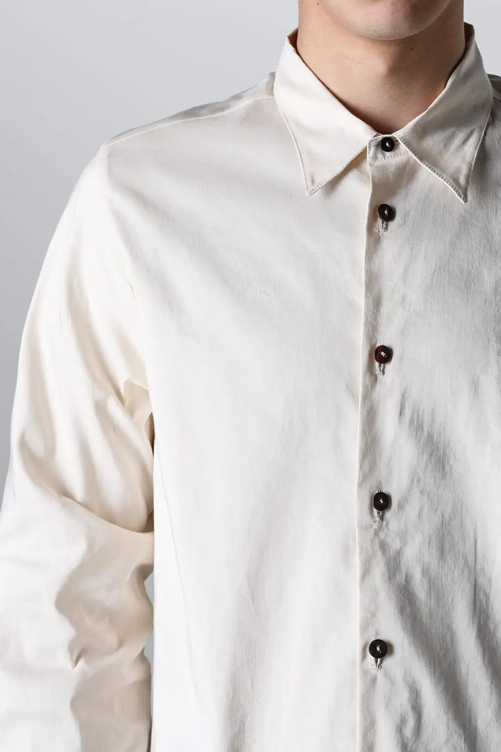 24SS-S1-SC : Yokeless Shirt Silk Cotton