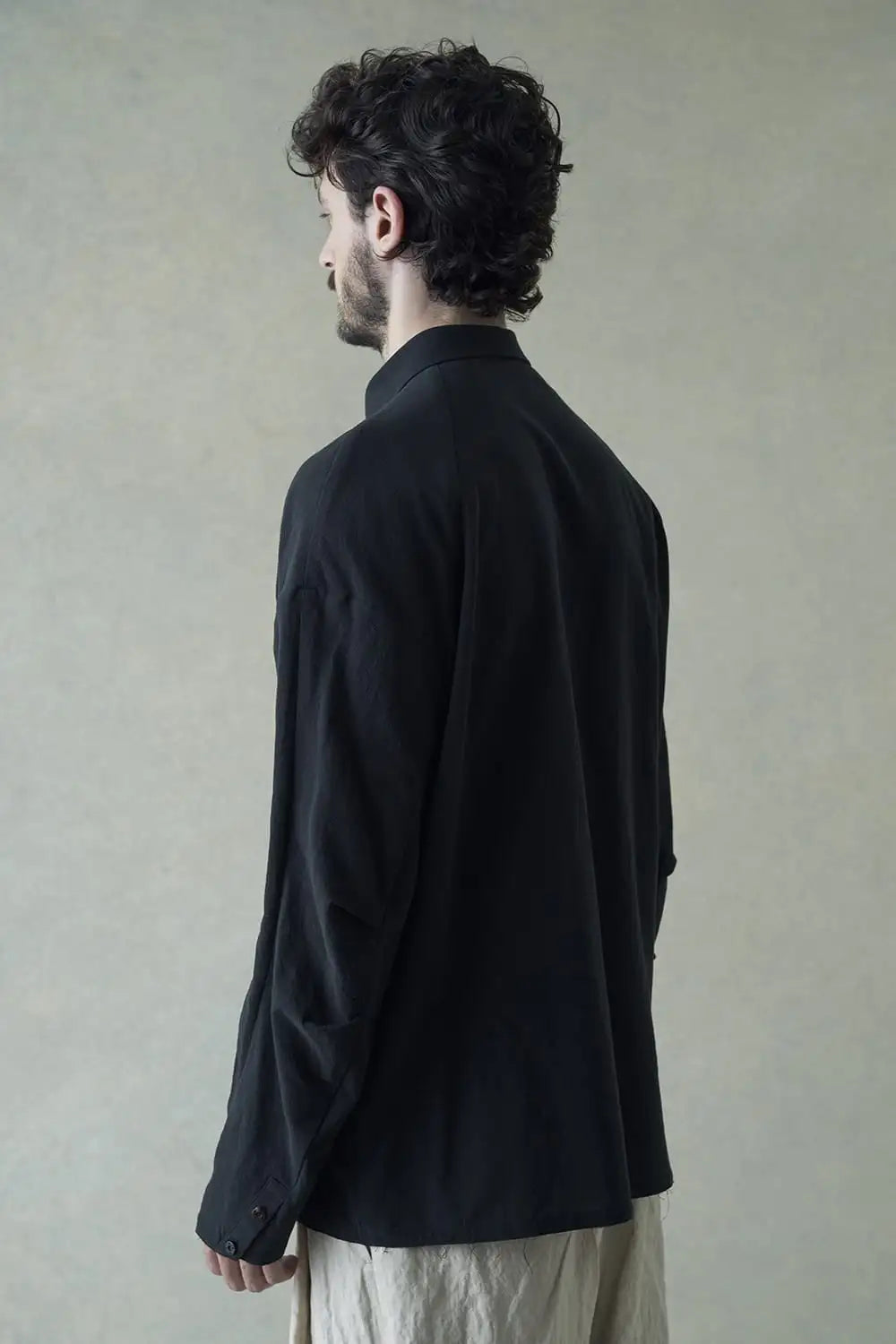 シャツ ルーズフィット コットンリネン