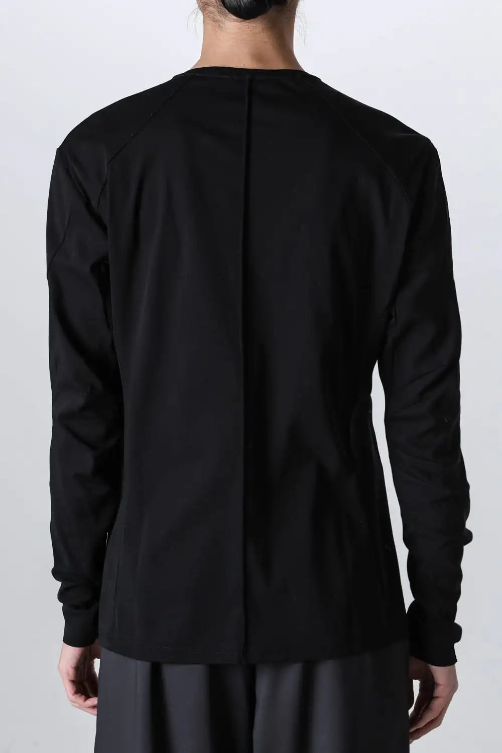 ロングスリーブハイゲージジャージー Black