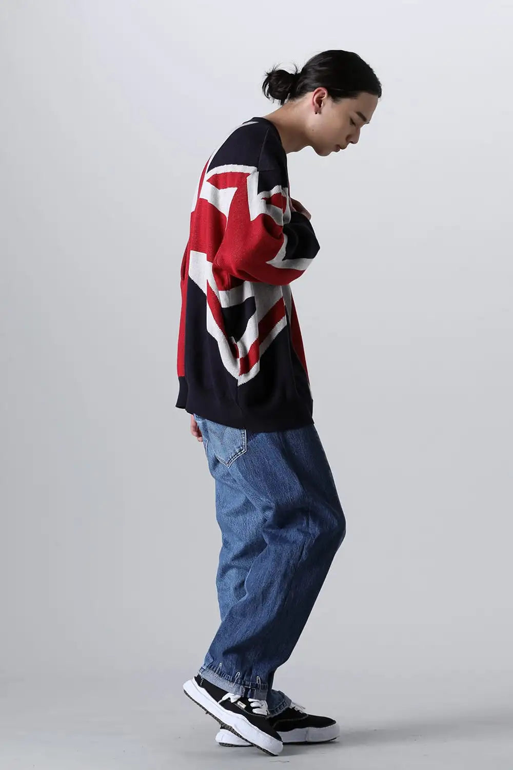 crew neck sweater.(union jack)