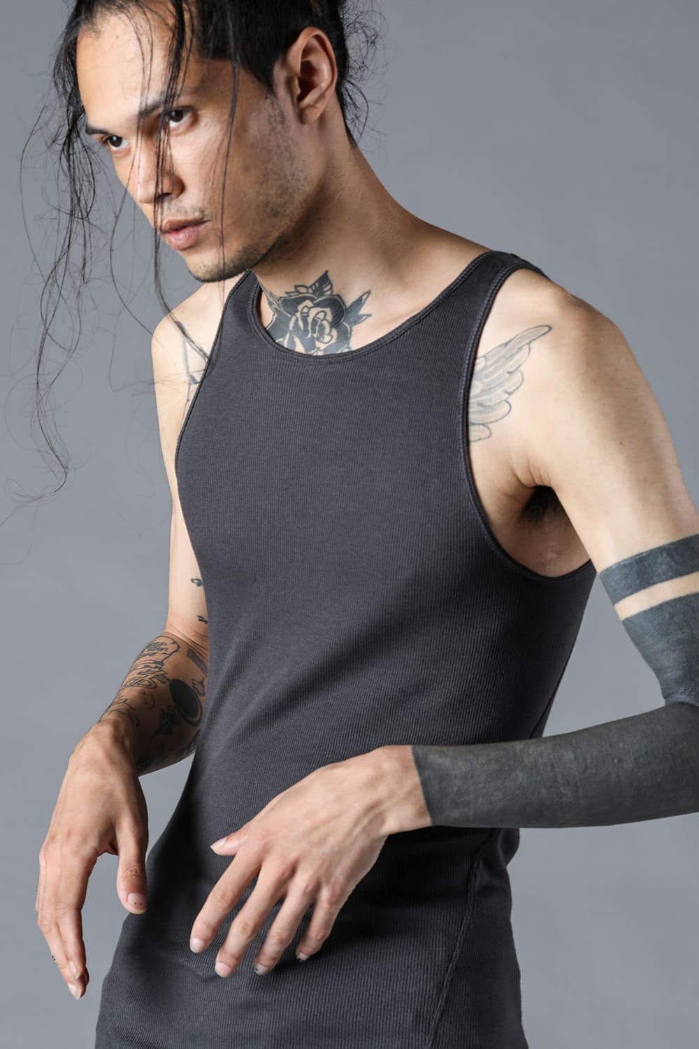 Cotton x Rayon Ribbed Tank Top