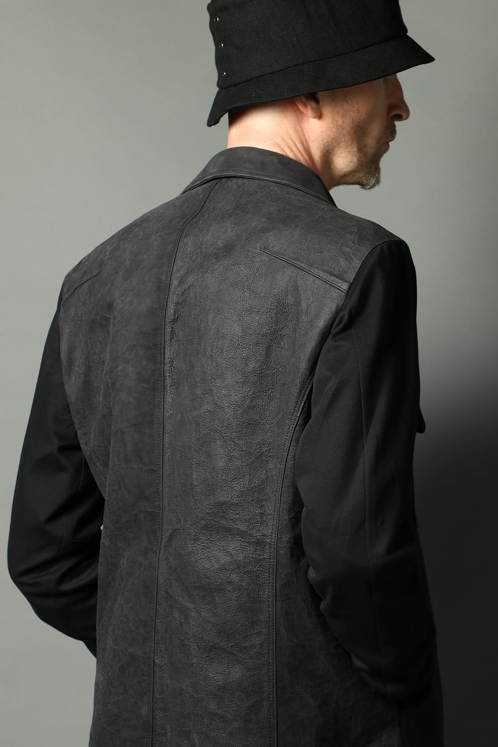 Leather CPO shirt Dyneema leather