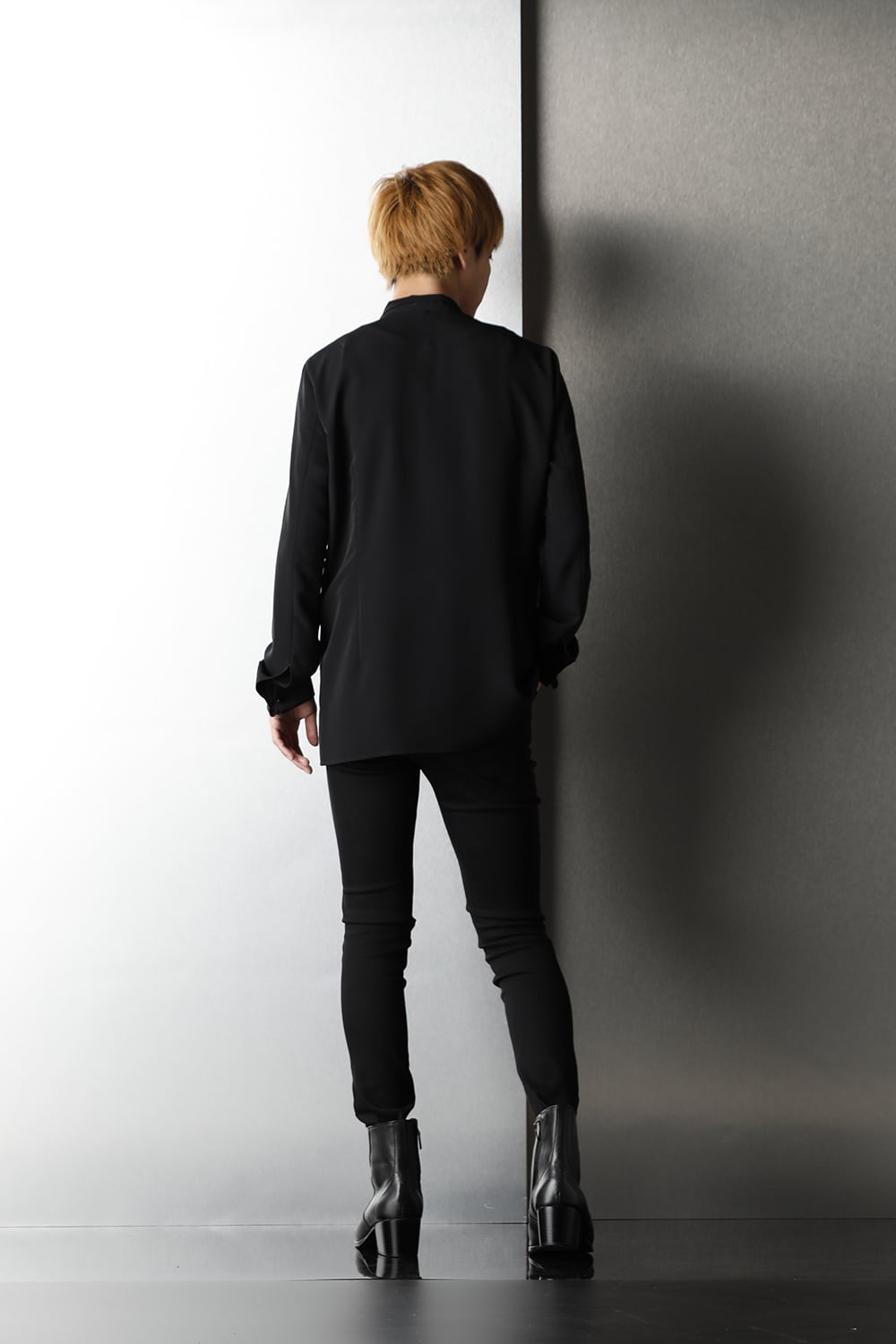 リボンシャツ ブラック