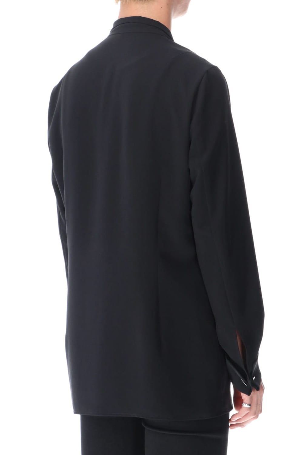 リボンシャツ ブラック