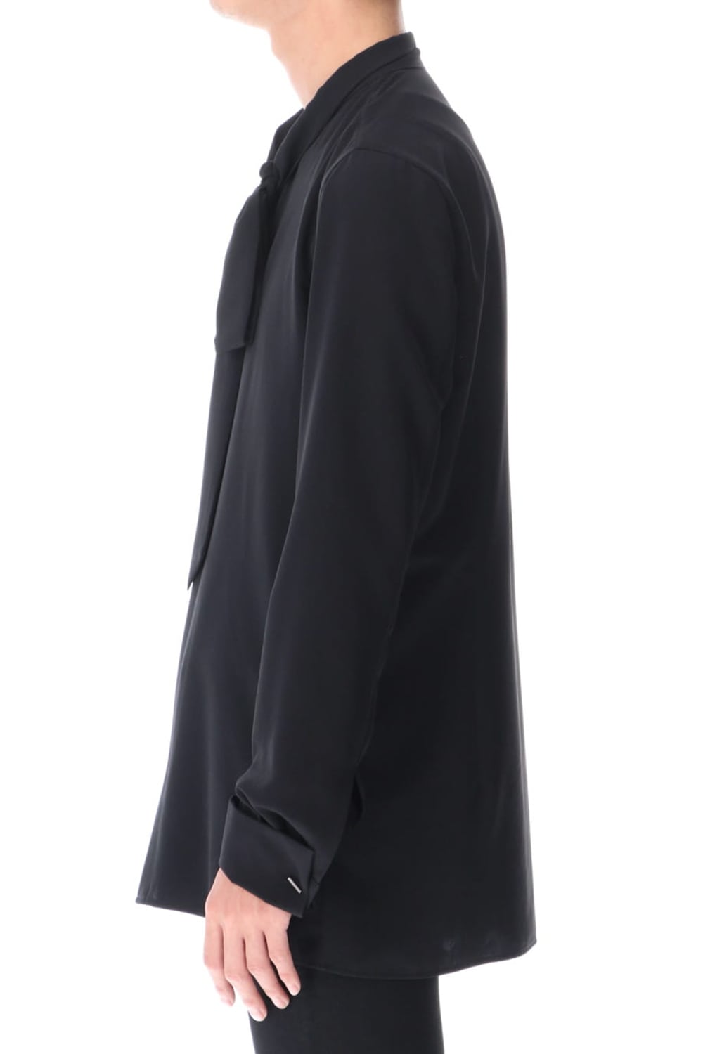 リボンシャツ ブラック