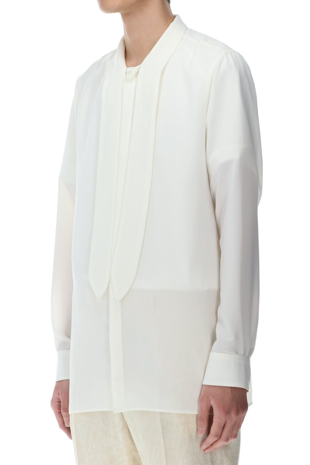 Ribbon Shirt Off White