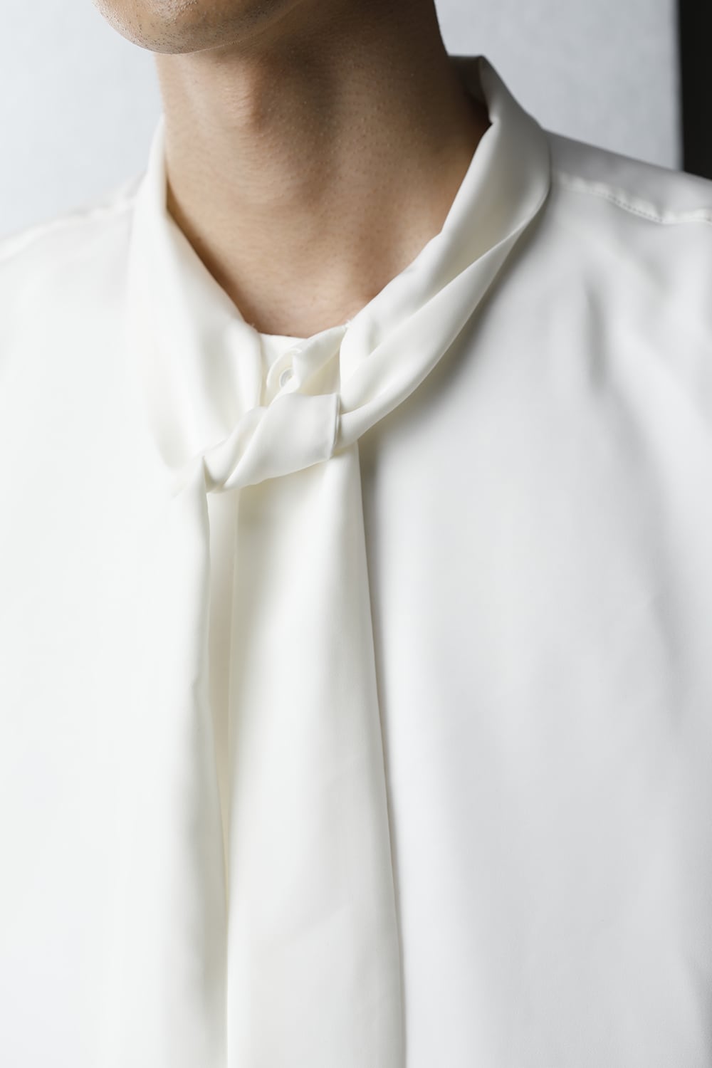 Ribbon Shirt Off White