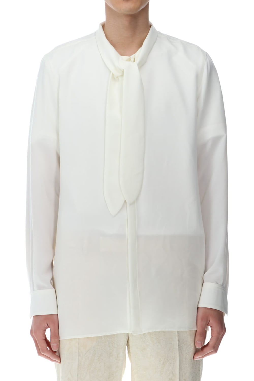 Ribbon Shirt Off White