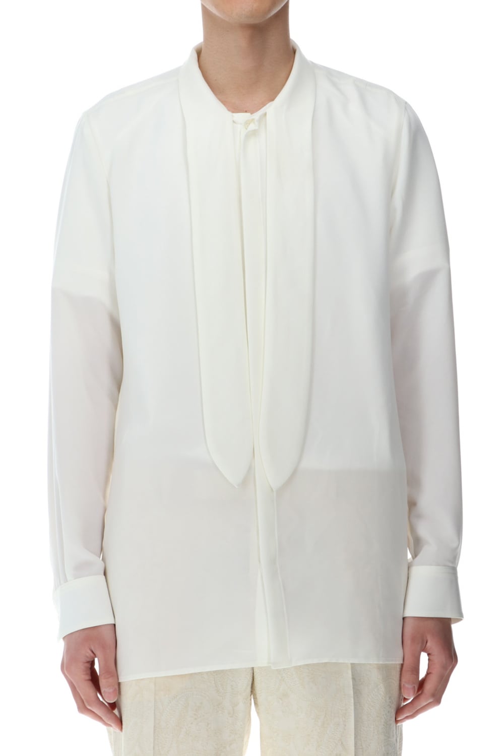 Ribbon Shirt Off White