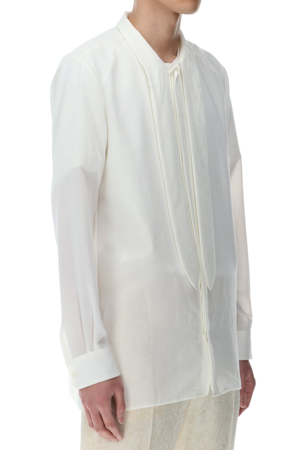 Ribbon Shirt Off White