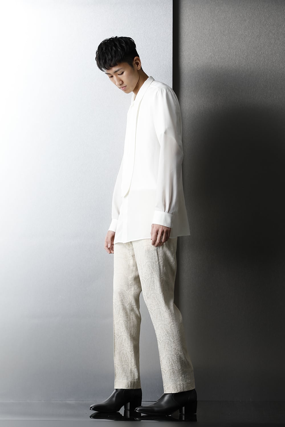 Ribbon Shirt Off White