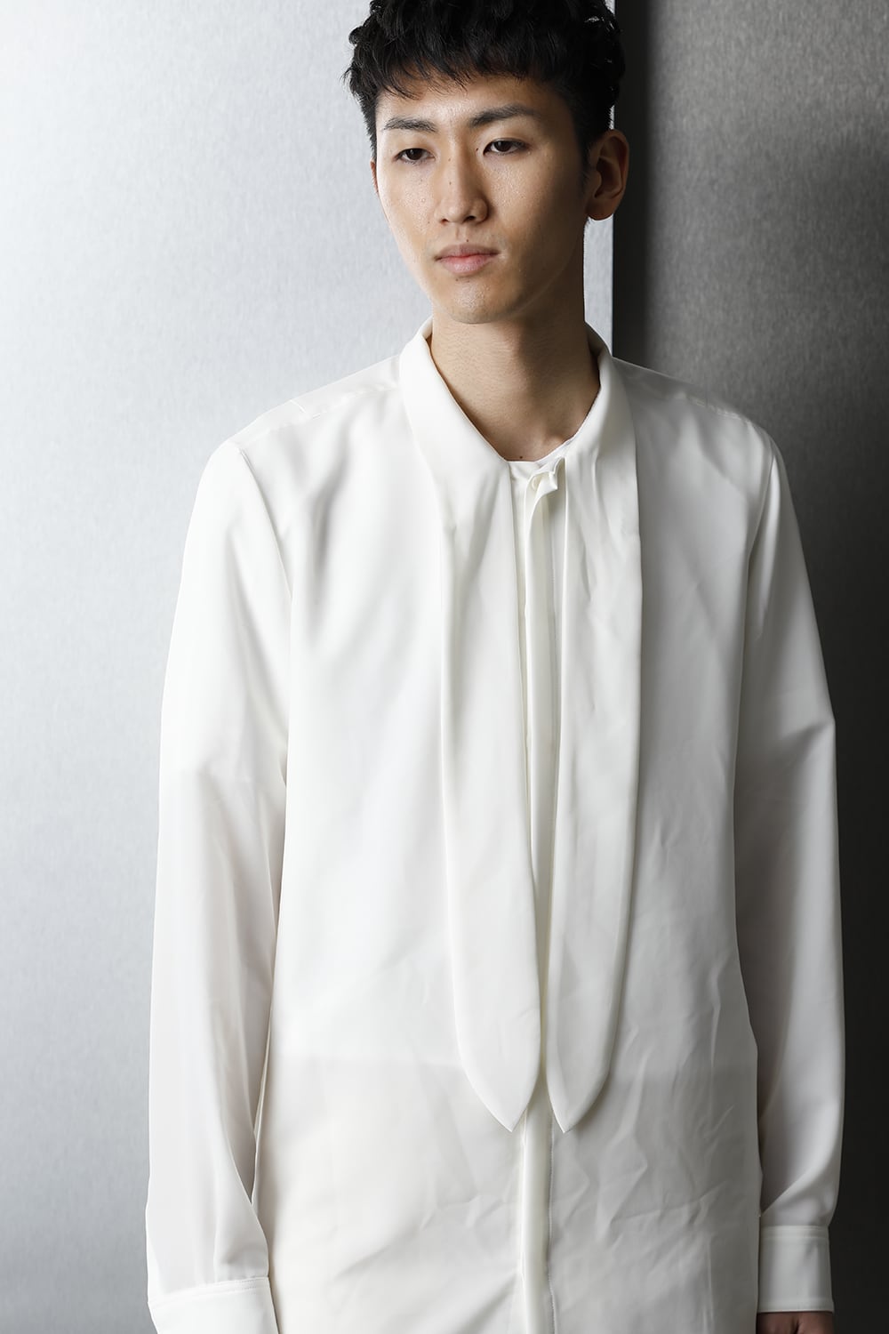 Ribbon Shirt Off White