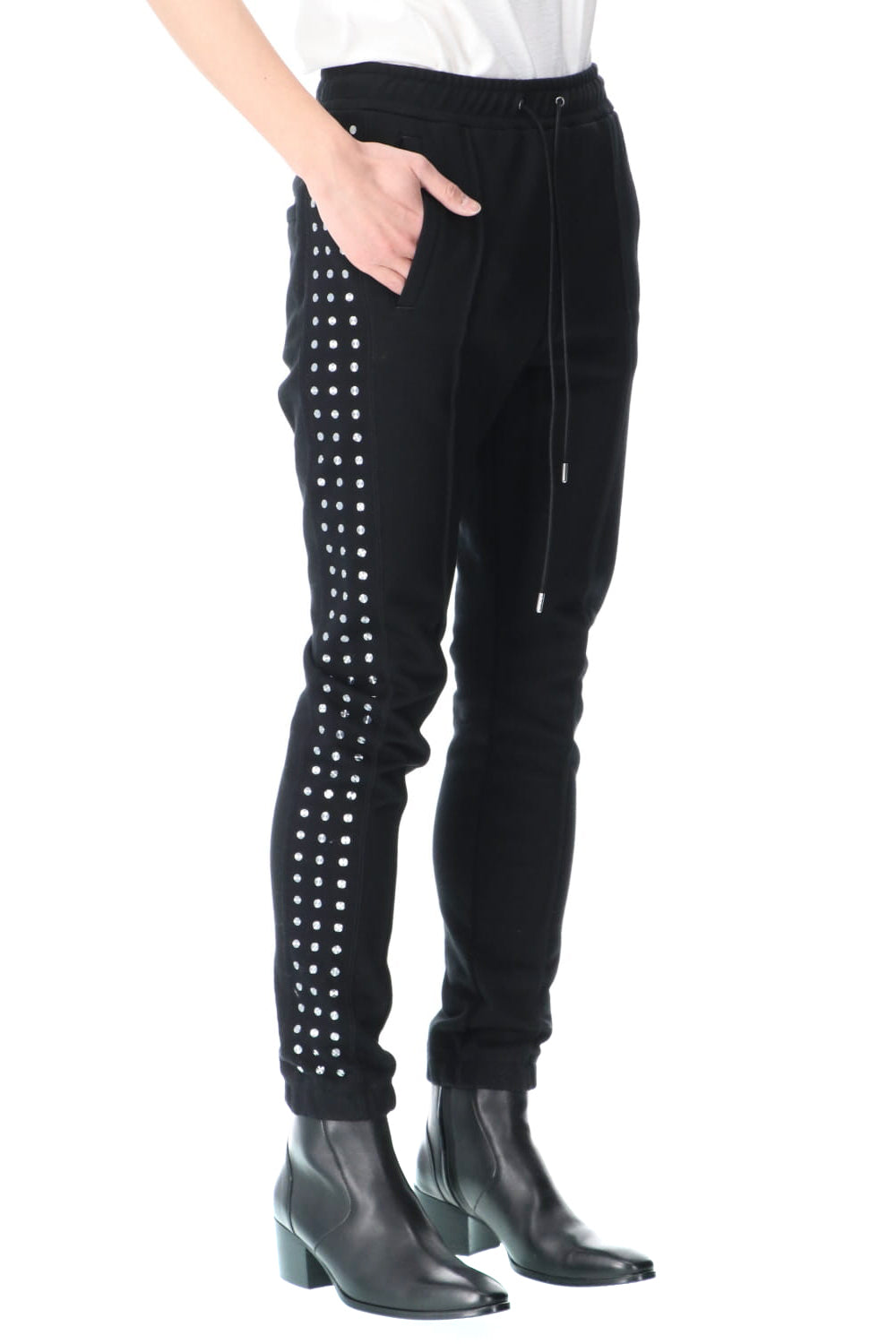 Studs Track Pants BLACK