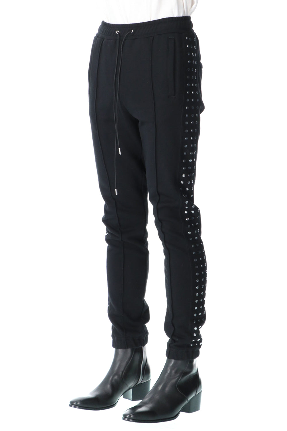 Studs Track Pants BLACK