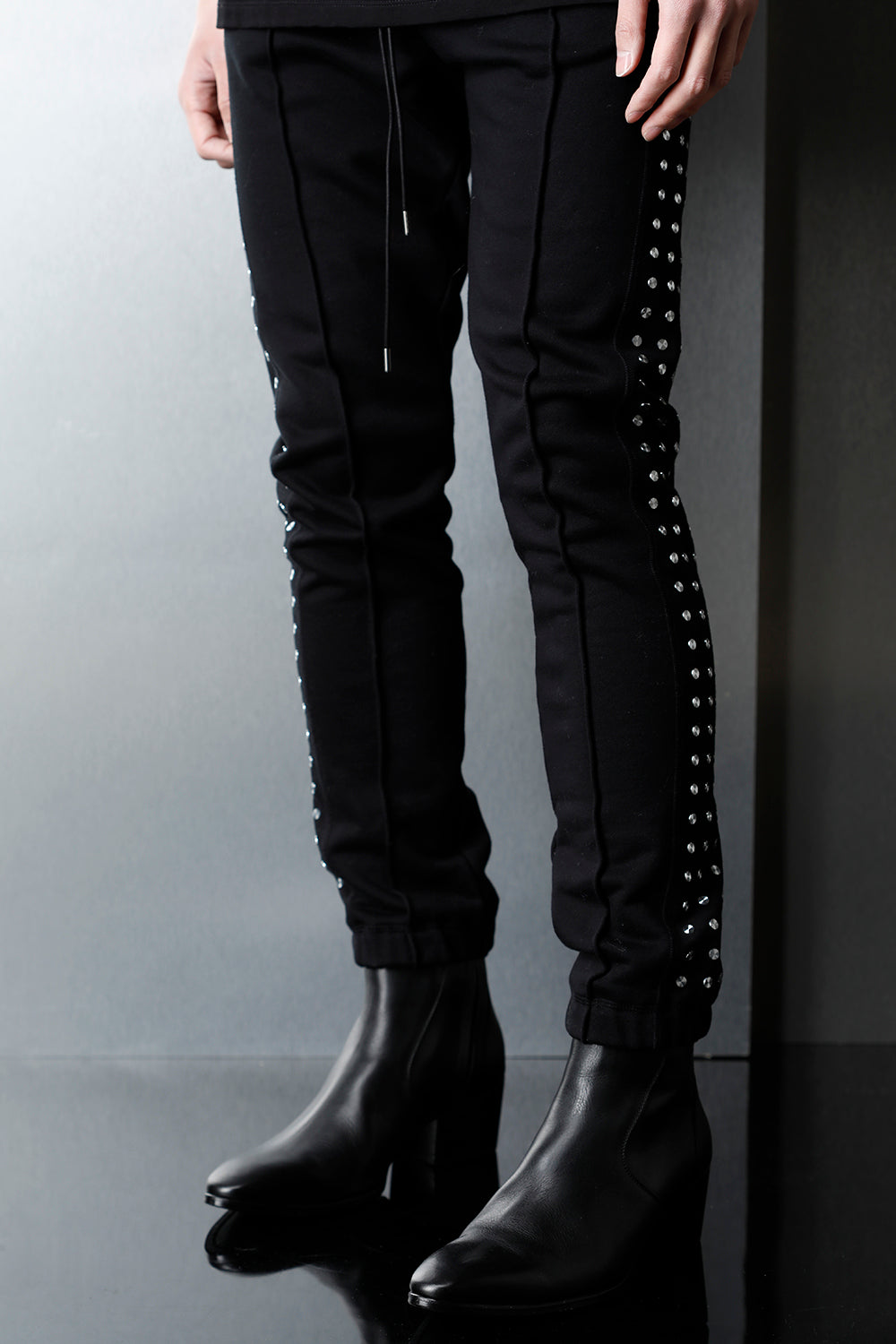 Studs Track Pants BLACK