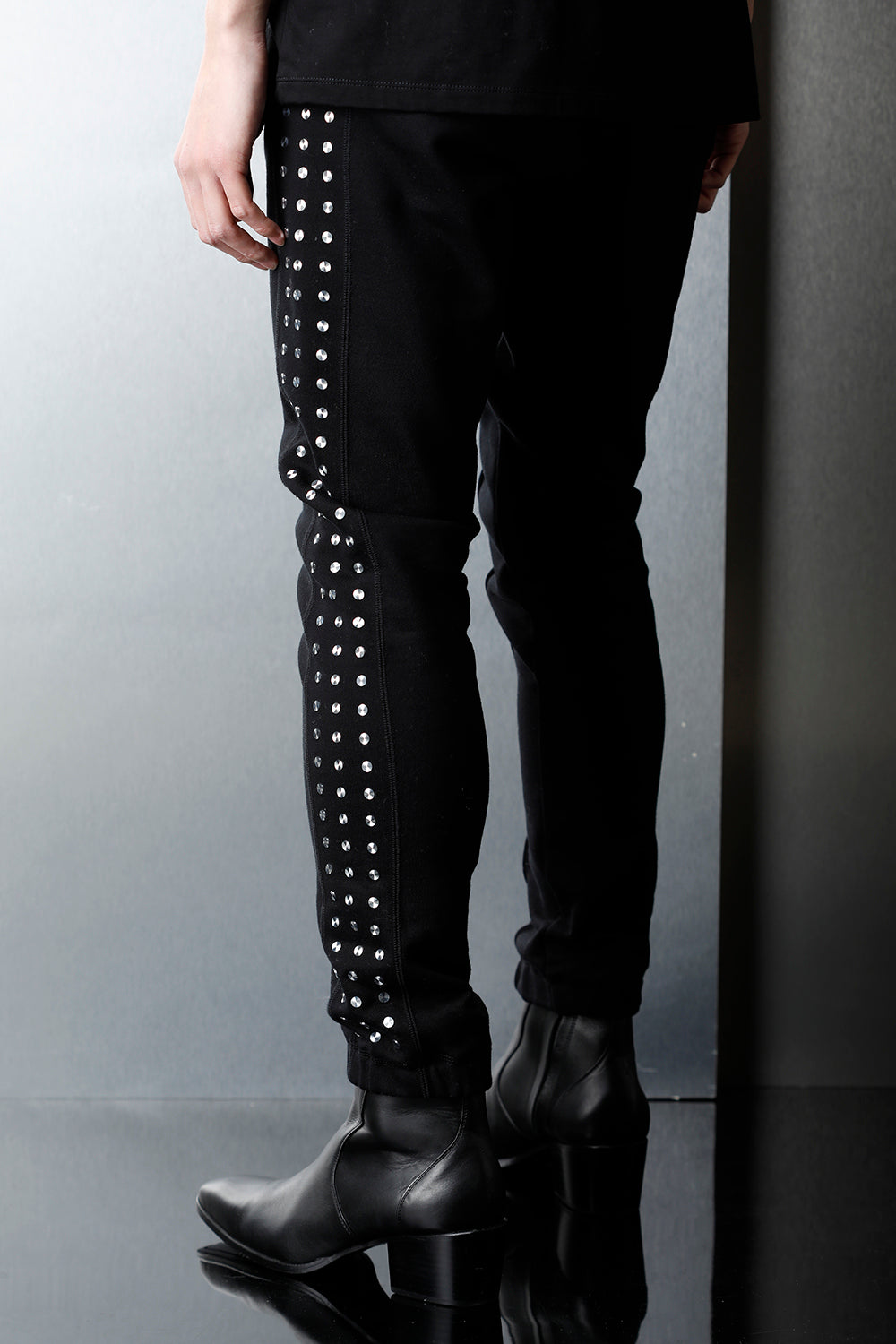 Studs Track Pants BLACK