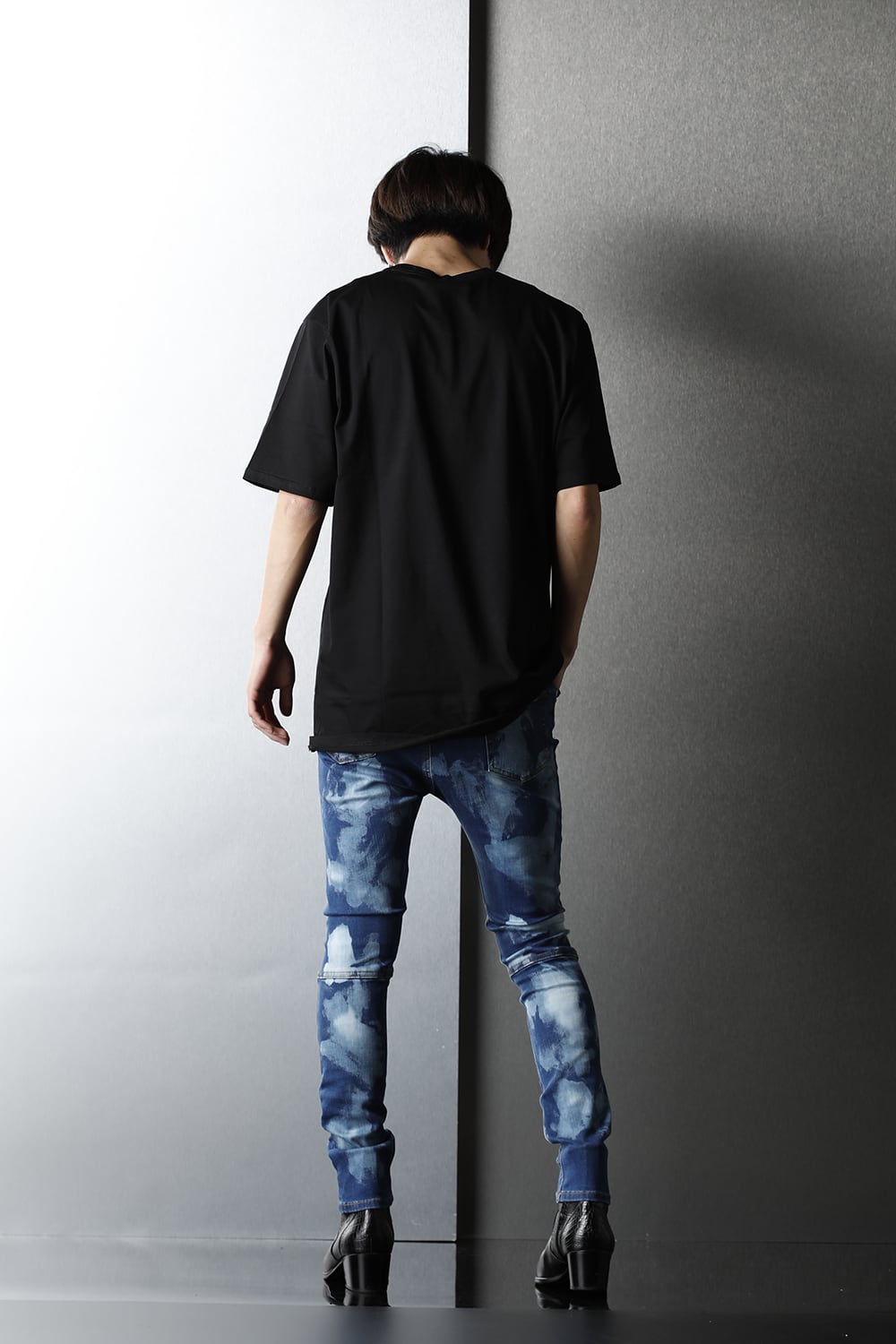 Bleach JUSTIN Denim Pants BLUE×OFF WHITE