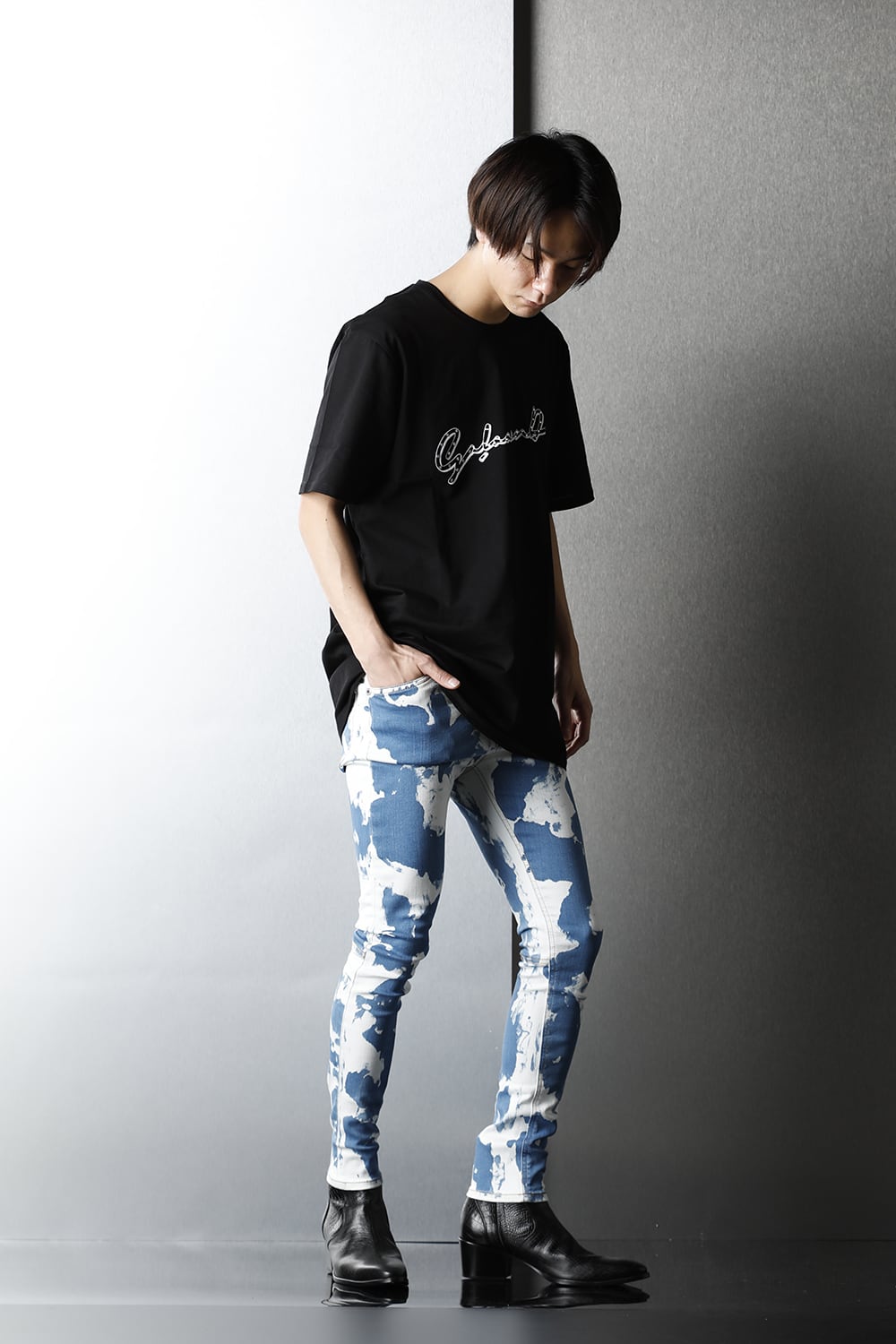 Bleach JUSTIN Denim Pants SAXE×OFF WHITE