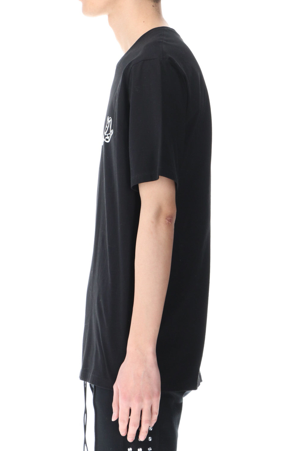 Short Sleeve Print T Shirt Black