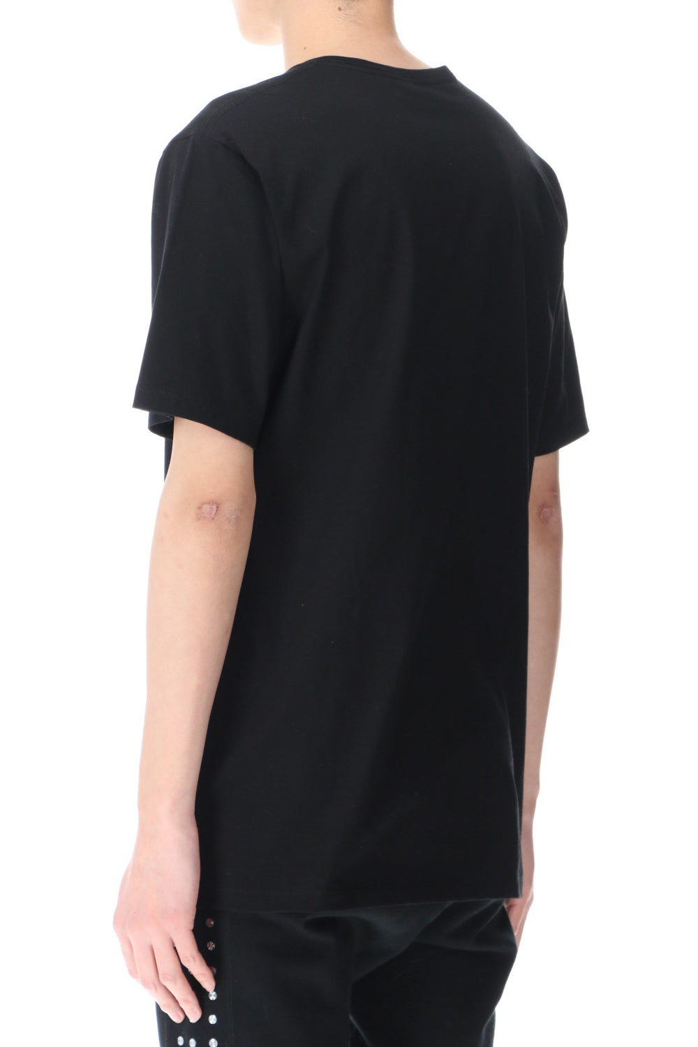 Short Sleeve Print T Shirt Black