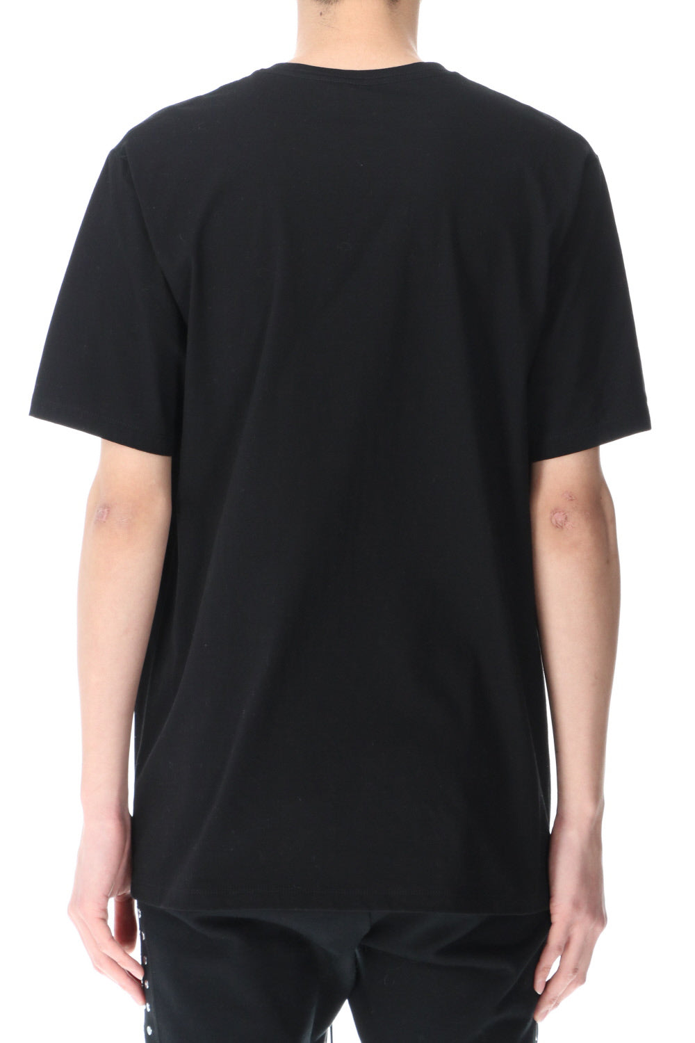 Short Sleeve Print T Shirt Black