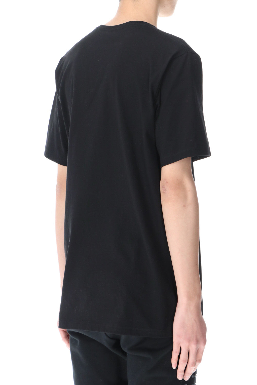 Short Sleeve Print T Shirt Black