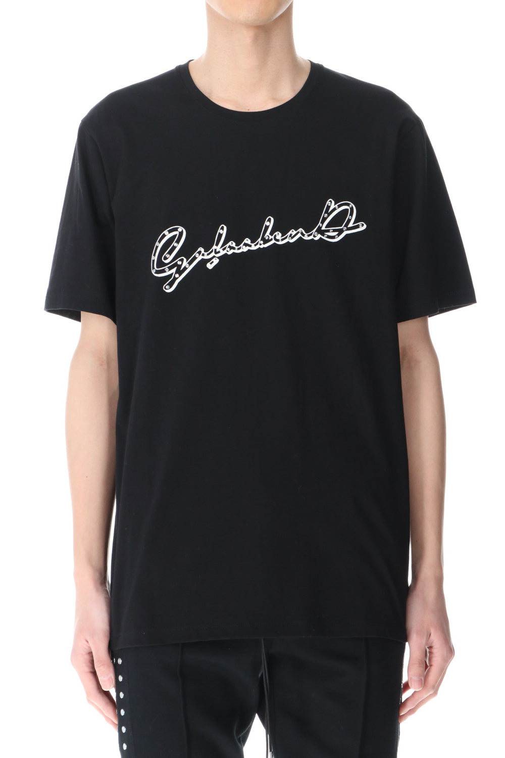 Short Sleeve Print T Shirt Black