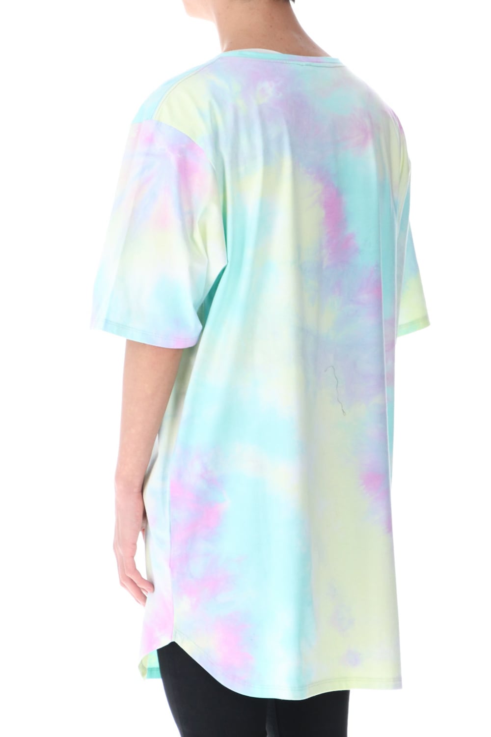 Tie Dye T Shirt AQUA GREEN MIX