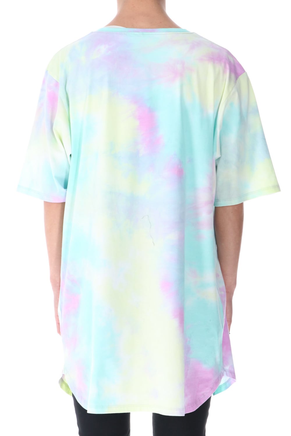 Tie Dye T Shirt AQUA GREEN MIX