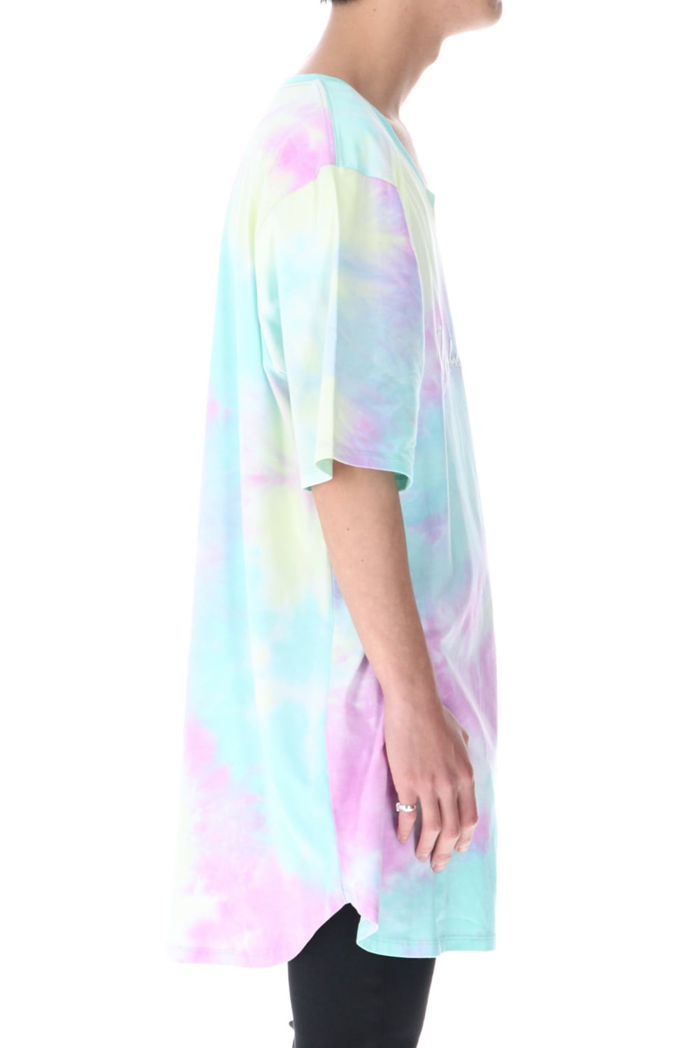 Tie Dye T Shirt AQUA GREEN MIX