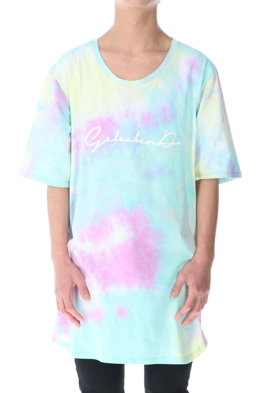 Tie Dye T Shirt AQUA GREEN MIX