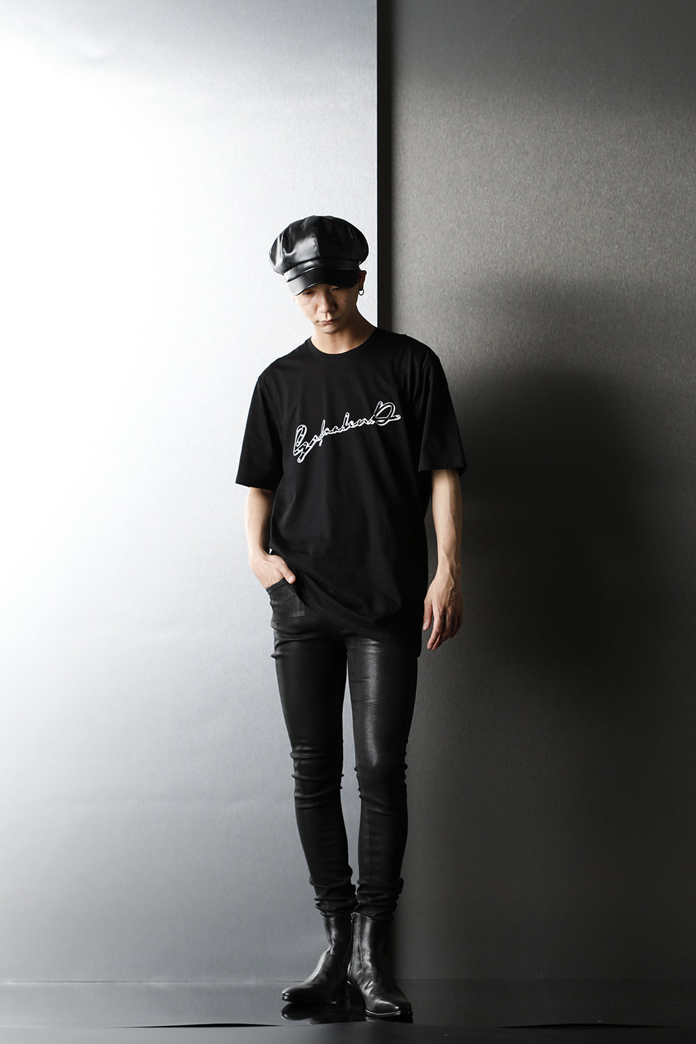 EX fit denim coating leggings pants